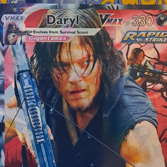 Daryl Dixon Pokemon Card - The Walking Dead - Picture 2 of 8